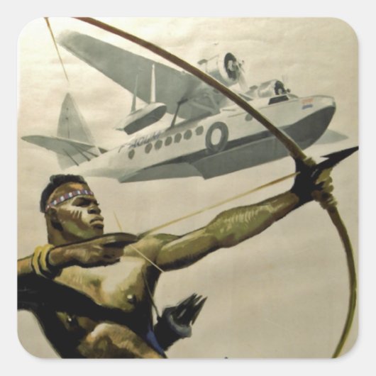 Afrosea Vierkante Sticker (Voorkant)