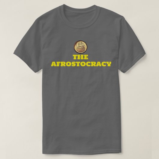 AFROSTOCRACY WS  Basis Donkere T-Shirt (Design voorkant)