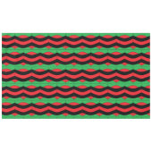 AfroWave Custom Cotton Tablecloth, 60"x104" Tafelkleed (Voorkant (Horizontaal))