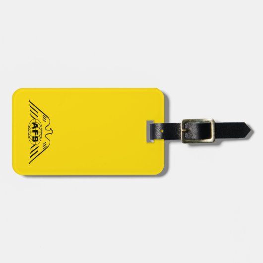 AFS-Bagagelabel Bagagelabel (Voorkant horizontaal)