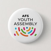 AFS-jongerenassemblageknop Ronde Button 5,7 Cm (Voorkant)