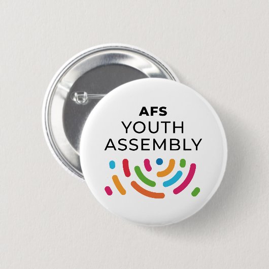 AFS-jongerenassemblageknop Ronde Button 5,7 Cm (Voorkant /achterkant)