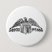 AFS Logo 1947 ronde Button, groot, 3 inch Button 7,6 Cm (Voorkant)
