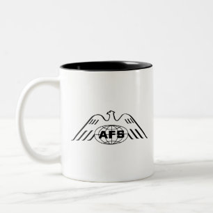 AFS Logo 1969 tweekleurige Mok, 11 oz Koffiemok