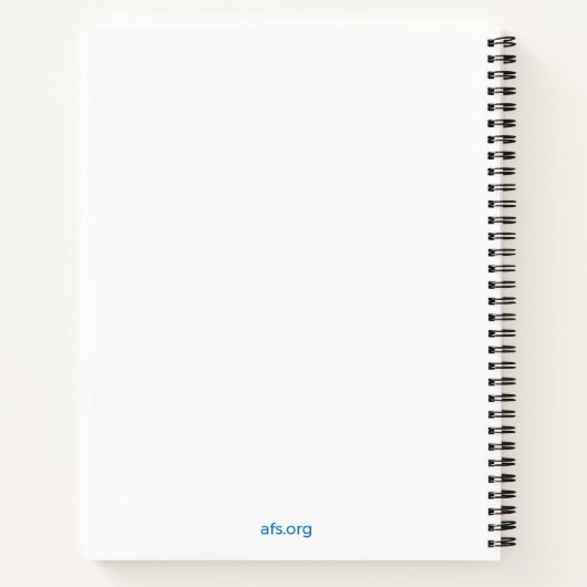 AFS-Notitieboek Notitieboek (Achterkant)