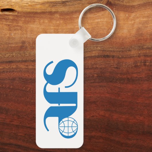 AFS Rechthoekige Sleutelhanger (Achterkant)