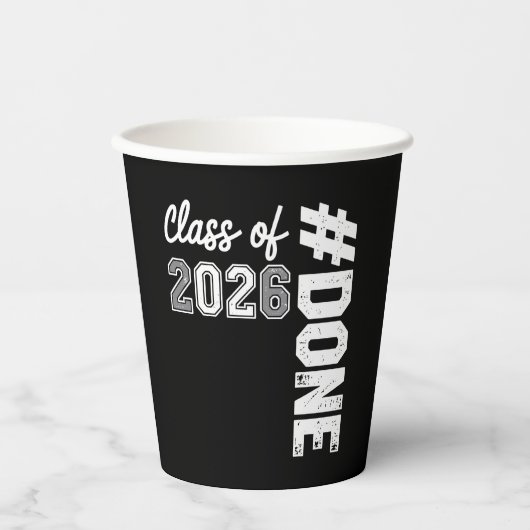 AFS Studiegroep 2026 Afstuderen 26 Trots Afgestude Papieren Bekers (Voorkant)