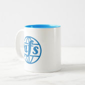 AFS tweekleurige Mok (Voorkant links)