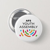 AFS Youth Assembly Button (Voorkant /achterkant)