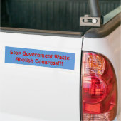 Afschaffen Congres Bumpersticker (Op Truck)