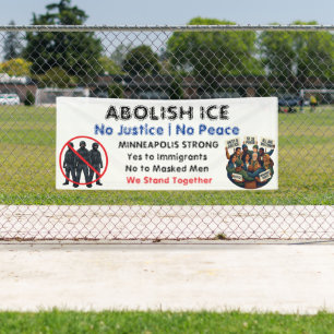 Afschaffen ICE   Breng mededogen en empathie terug Spandoek