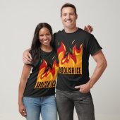 AFsCHAFFEN ICE met VLAMMEN T-shirt (Unisex)