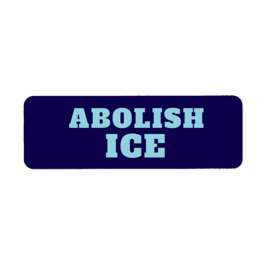 Afschaffen ICE Protest Sticker Decal  (Voorkant)