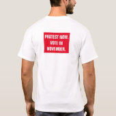 Afschaffen ICE Protests Nu Stem in November T-shirt (Achterkant)