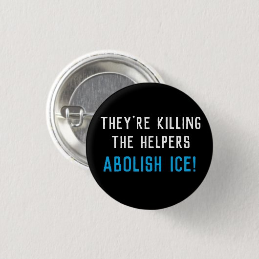Afschaffen ICE Ronde Button 3,2 Cm (Voorkant /achterkant)