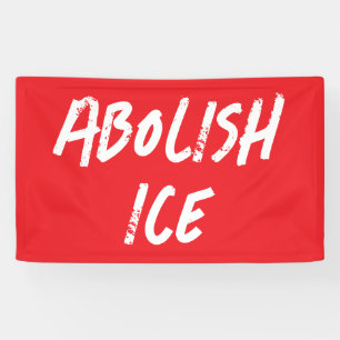 Afschaffen ICE Viaduct Protest Spandoek