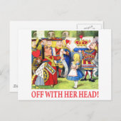 AFSCHAFFEN MET HAAR HOOFD! BRIEFKAART (Voorkant / Achterkant)