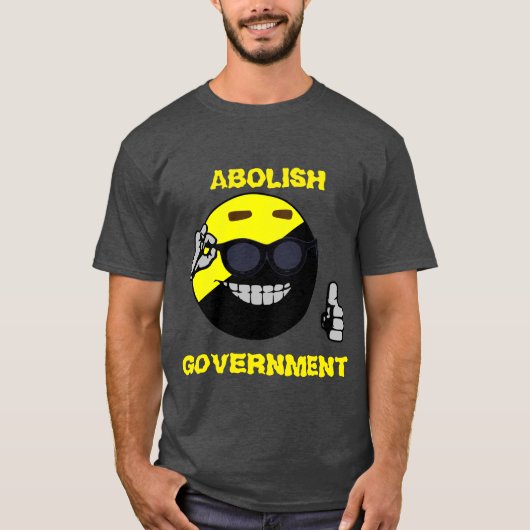 Afschaffen regering II T-shirt (Voorkant)