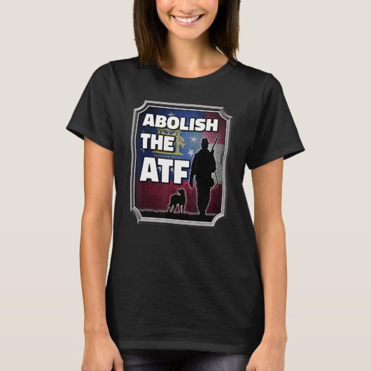 Afschaffen van de ATF ~ Georgia Flag_1 T-shirt (Voorkant)