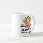 Afschaffen van de monarchie koffiemok (Voorkant rechts)