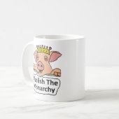 Afschaffen van de monarchie koffiemok (Voorkant links)