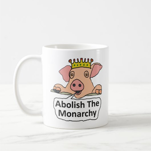 Afschaffen van de monarchie koffiemok (Links)