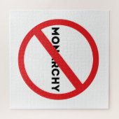 Afschaffen van de monarchie legpuzzel (Horizontaal)