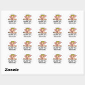 Afschaffen van de monarchie ronde sticker (Vel)