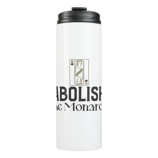 Afschaffen van de monarchie thermosbeker (Voorkant)