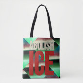 Afschaffing ICE Minimalistische Protest Typografie Tote Bag (Voorkant)
