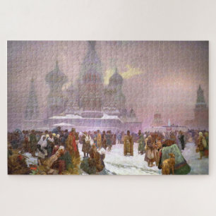 Afschaffing van de lijfeigenschap - Alphonse Mucha Legpuzzel