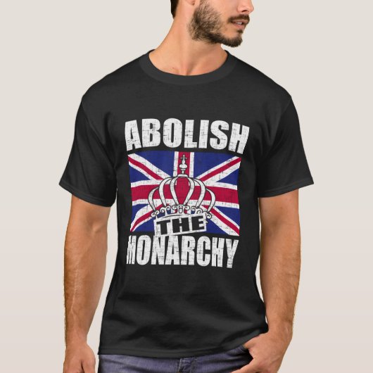 Afschaffing van de monarchie t-shirt (Voorkant)