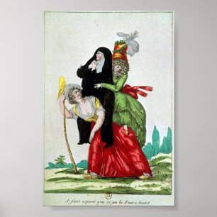 Afschaffing van de voorrechten en de feodale recht poster