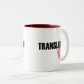 AFSCHAFFING VAN DOUANEVERZENDVERZENDEUR TWEEKLEURIGE KOFFIEMOK (Voorkant rechts)