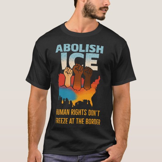 AFSCHAFFING VAN HET SMELTEN VAN IJS – Bold Protest T-shirt (Voorkant)