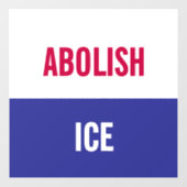 Afschaffing van ICE Raamsticker (Vel)