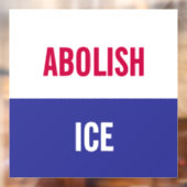 Afschaffing van ICE Raamsticker (Vel 2)