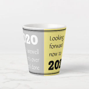 AFSCHEID 2020 Vooruit 2021 Nieuwjaar Cadeau Latte Mok