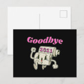 Afscheid 2021 Papier voor toiletpapier Briefkaart (Voorkant / Achterkant)