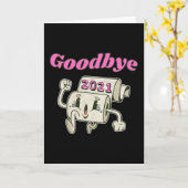 Afscheid 2021 Papier voor toiletpapier Kaart (Gele Bloem)