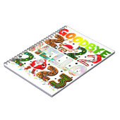 Afscheid 2022 Hallo 2023: Sinterklaas Reindester Notitieboek (Linkerzijde)