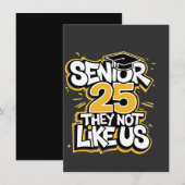 Afscheid 2025 Ze houden niet van U Afstuderen Afge Kaart (Voorkant / Achterkant)