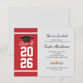 Afscheid 2026 Eenvoudige Afscheidsfeest Uitnodigin (Voorkant / Achterkant)