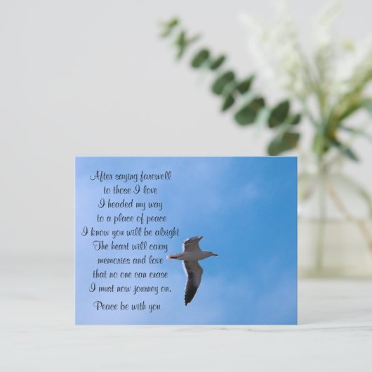 Afscheid #2_ briefkaart (Staand voorkant)