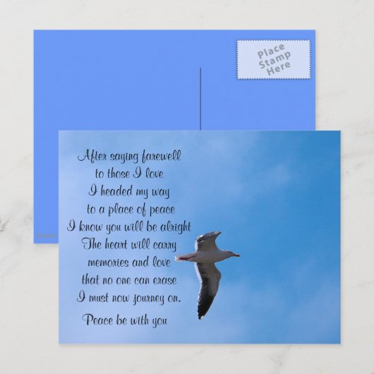 Afscheid #2_ briefkaart (Voorkant / Achterkant)