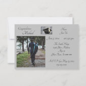 Afscheid 2 Foto Uitnodiging (Achterkant)