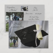 Afscheid 2 Foto Uitnodiging (Voorkant / Achterkant)