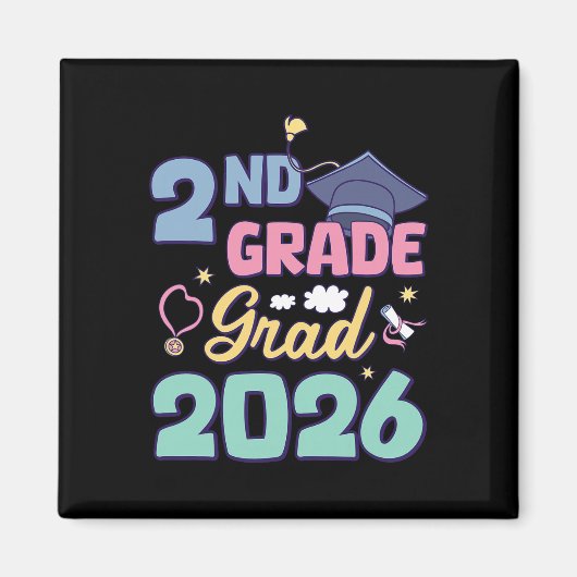 Afscheid 2e klas 2026 Trots afgestudeerde Tweede k Magneet (Voorkant)