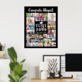 Afscheid 32 Foto Collage Jaar Klas Poster (Thuiskantoor)
