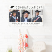 Afscheid 3 Foto Congratulatie Banner (Insitu)